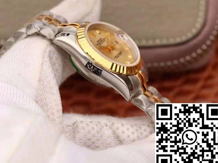 Datejust Rolex Dial Lady 892 28mm Gold MoistureWicking 18K 0709